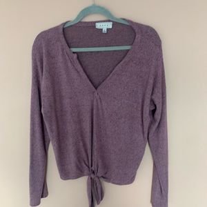 light purple sweater